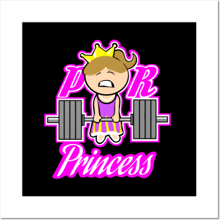 PR Princess / barbell girl version 2 Posters and Art